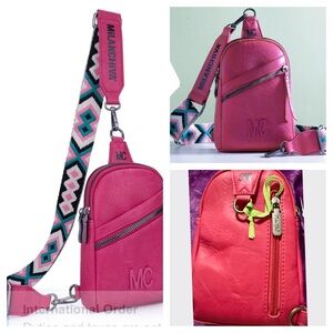 Montana West Sling Bag – Vegan Leather Crossbody with Boho Guitar Strap